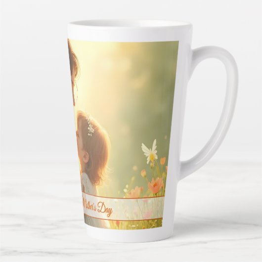 Gebt die mütterliche Liebe in blühendem Licht Milchtasse (Rechts)