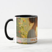 Gebt die mütterliche Liebe in blühendem Licht Tasse (Links)