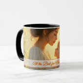 Gebt die mütterliche Liebe in blühendem Licht Tasse (Vorderseite Links)