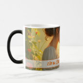 Gebt die mütterliche Liebe in blühendem Licht Verwandlungstasse (Links)