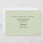 Gebt einem Hund ein Foto mit Knochen Ankündigung (Rückseite)