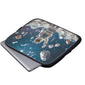 Gebt ihnen einen Space Man auf ihrer eigenen Elekt Laptopschutzhülle (Vorne Knopf)