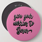 Gebt Jesus eure Sorgen Button (Vorne & Hinten)
