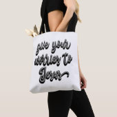 Gebt Jesus eure Sorgen Tasche (Von Nahem)