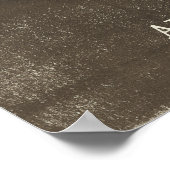 Gebt mir sechs Stunden, um einen Baum zu fällen Poster (Ecke)