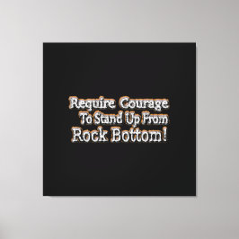 "Gebt Mut" Niedliches Design. Jetzt kaufen Leinwanddruck