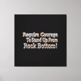 "Gebt Mut" Niedliches Design. Jetzt kaufen Leinwanddruck