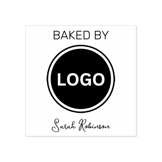 Gebucht nach Firmennamen Gummistempel (Prägung)