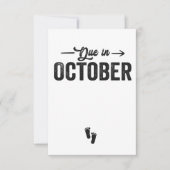 Gebuchte Babyankündigung Schwangerschaft Geschenk Dankeskarte (Vorderseite)