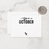 Gebuchte Babyankündigung Schwangerschaft Geschenk Mitteilungskarte (Vorderseite/Rückseite Beispiel)