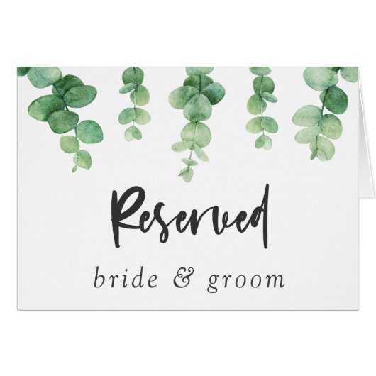 Gebuchte Braut & Groom Eukalyptus Wedding (Vorderseite (Horizontal))