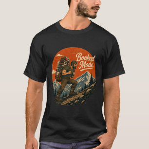 Gebuchter Abenteuer-Modus im Vintage-Lesestil T-Shirt