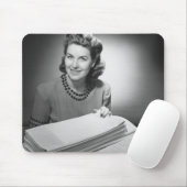 Gebügeltes Leinen und Tücher Mousepad (Mit Mouse)