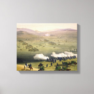 Gebühr der helle Kavallerie-Brigade, am 25. Leinwanddruck