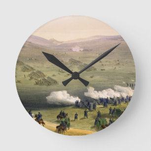 Gebühr der helle Kavallerie-Brigade, am 25. Runde Wanduhr