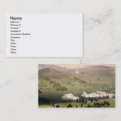 Gebühr der helle Kavallerie-Brigade, am 25. Visitenkarte (Vorne/Hinten)