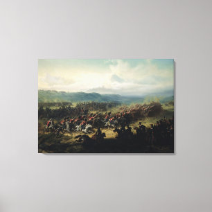 Gebühr der hellen Brigade, am 25. Oktober 1854 Leinwanddruck