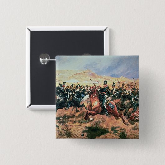 Gebühr der hellen Brigade Button (Vorne & Hinten)