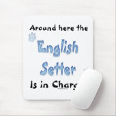 Gebühr für die englische Setter Mousepad (Mit Mouse)