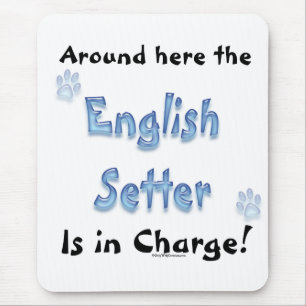 Gebühr für die englische Setter Mousepad