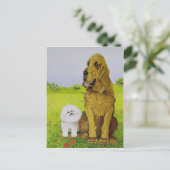 gebührend postkarte (Stehend Vorderseite)