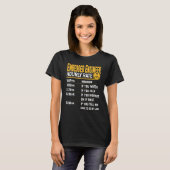 Gebührensatz für Embedded-Ingenieur Embedded-Tec T-Shirt (Vorne ganz)
