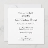 Gebührenzeichen Einladung (Vorderseite)