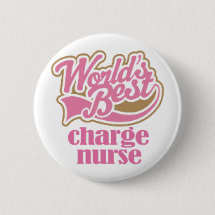 Gebührn-Krankenschwester-Rosa-Geschenk Button