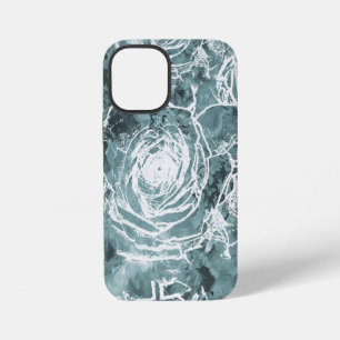 Gebündelte Rosen/Dunkles Teal iPhone 12 Mini Hülle