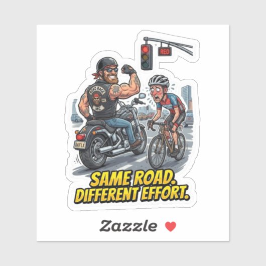 Gebunden Durch Chrome Biker Aufkleber (Blatt)