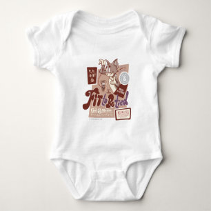 Gebunden zu werden Tom- und Jerry-Sitz Baby Strampler