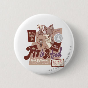 Gebunden zu werden Tom- und Jerry-Sitz Button