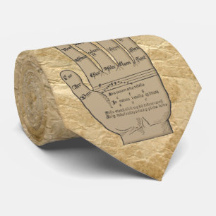 Gebundene Guidonian Hand, mittelalterliche Krawatte