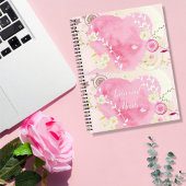 Gebundene Herzen - Rosa Notizblock