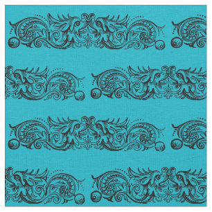 Gebundene Monster (schwarz) Stoff