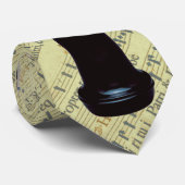 Gebundenes Oboe auf mittelalterlichem Krawatte (Gerollt)