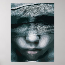 Gebundenes Sehen: Zwangsweise Stille Poster