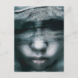 Gebundenes Sehen: Zwangsweise Stille Postkarte