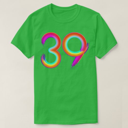gebürstet 36 T-Shirt (Design vorne)