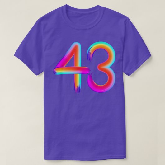 gebürstet 40 T-Shirt (Design vorne)
