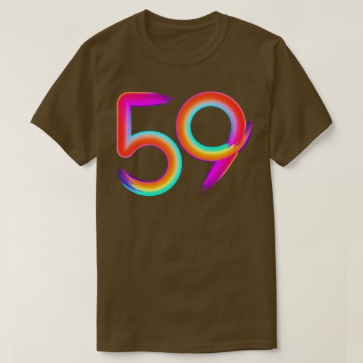 gebürstet 56 T-Shirt (Design vorne)