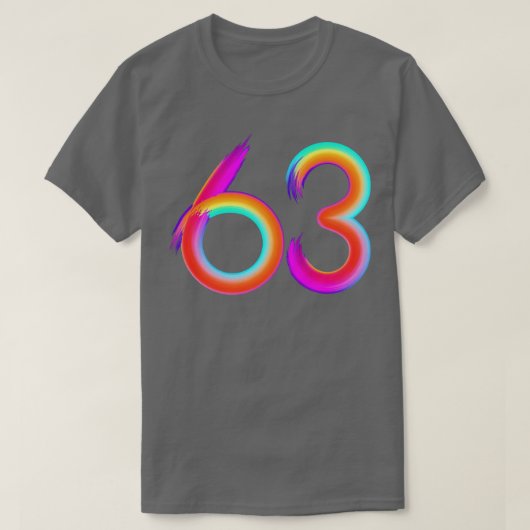 gebürstet 60 T-Shirt (Design vorne)
