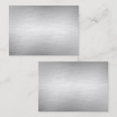 Gebürstete AluminiummetallVisitenkarten Visitenkarte (Vorne/Hinten)