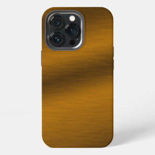 Gebürstete Bronze-Optik-Kunst iPhone Hülle