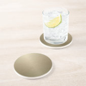 Gebürstete Bronze Sandstein Untersetzer (Seite)