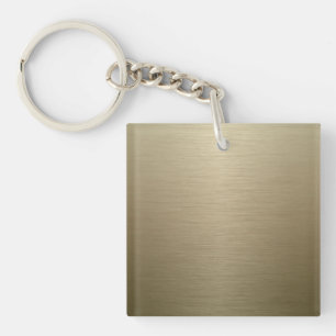Gebürstete Bronze Schlüsselanhänger