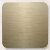 Gebürstete Bronze Untersetzer (Vorderseite)