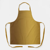 Gebürstete Goldfarbe Schürze (Vorderseite)
