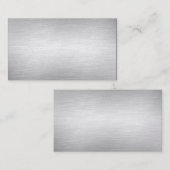 Gebürstete GoldVisitenkarten Visitenkarte (Vorne/Hinten)