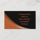 Gebürstete kupferne Visitenkarte (Rückseite)